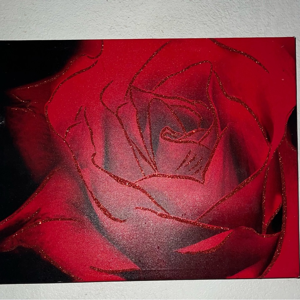 Red Rose Canvas Art
